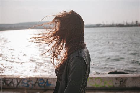 Wind Blowing Girl S Hair By Stocksy Contributor Paff Stocksy