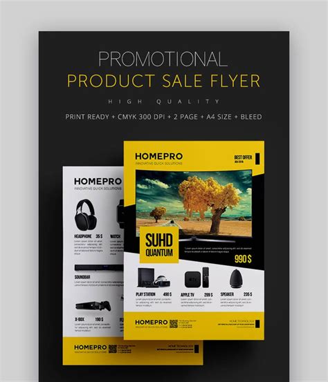 20 Best New Product Flyer Design Templates Inspirational Examples