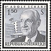 Adolf Schärf | 1965 | Briefmarken | Kunst und Kultur im Austria-Forum