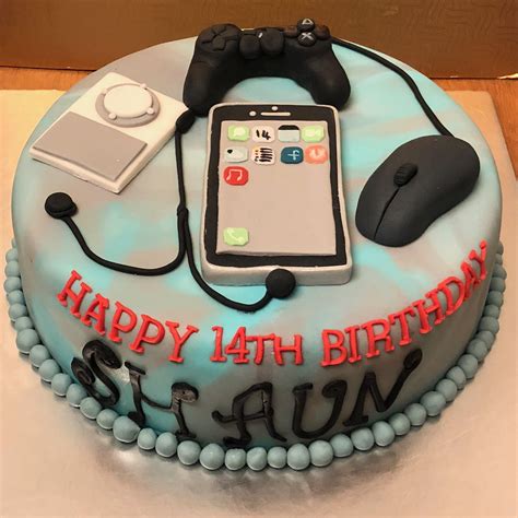 Boys Gadget Cake 15th Birthday Party Ideas 14th Birthday Boy Birthday