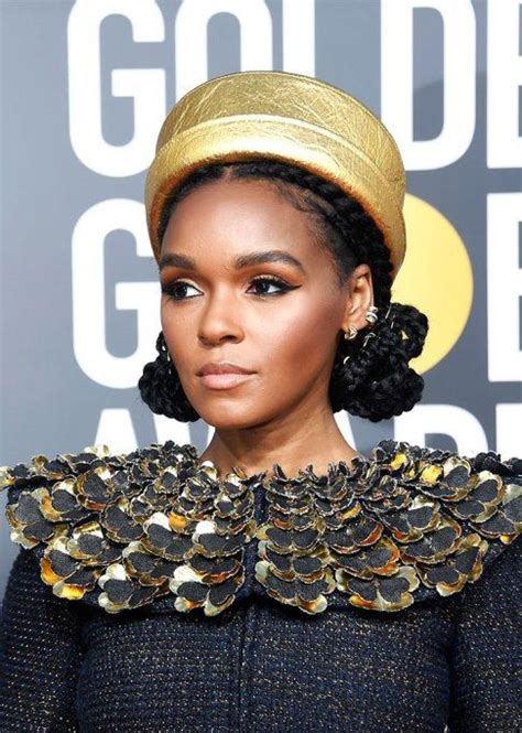 Golden Globes Hair And Makeup Looks Were Swooning Over Janelle Monae