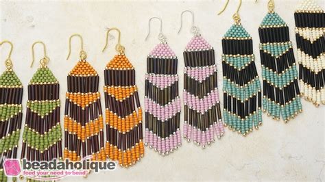 In This Video Learn How To Make From Start To Finish Chevron Beaded