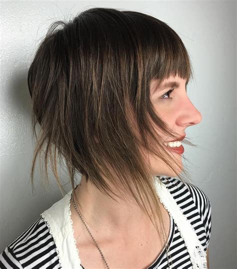 Shag haircut with curtain bangs. 70 Devastatingly Cool Haircuts for Thin Hair