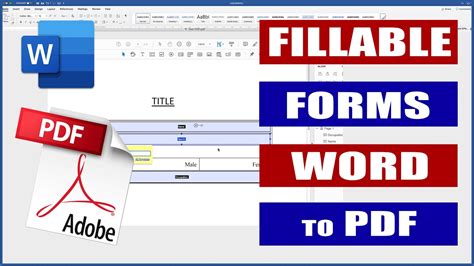 How Do I Create A Fillable Pdf Form From A Word Document Printable Form Templates And Letter