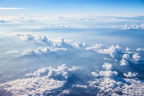 Hd Wallpaper Aerial Photo Of Clouds During Daytime Clouds On The