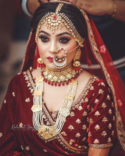 Sensuous In Red Bridal Makeup Look K4 Fashion