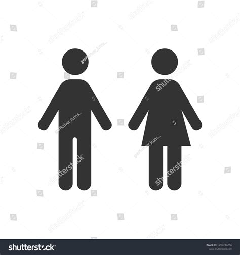 Toilet Icon Flat Style Restroom Sign Stock Vector Royalty Free Shutterstock