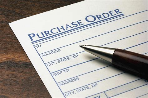 Purchase Order - Definition of Retail Terms