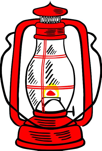 Öllampe Laterne Rot Kostenlose Vektorgrafik Auf Pixabay Pixabay