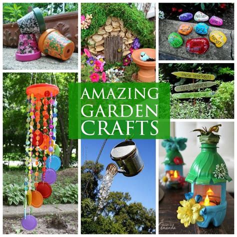 Garden Crafts 26 Garden Craft Ideas You Can Make Garden Crafts Diy Garden Crafts Outdoor
