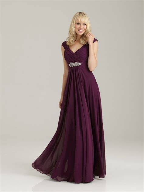 Image 1 Allure Bridesmaid Dresses Allure Bridesmaid Chiffon Prom Dress