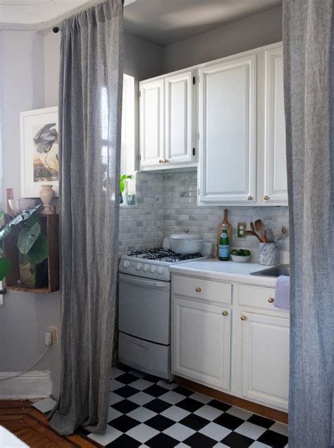 West Elm A Very Small Apartment Gets A Big Kitchen Makeover