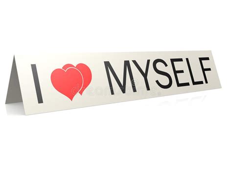 I Love Myself Stock Illustration Image 45219336