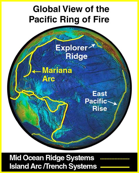Noaa Ocean Explorer Submarine Ring Of Fire 2002 Global View Of The Pacific Ring Of Fire