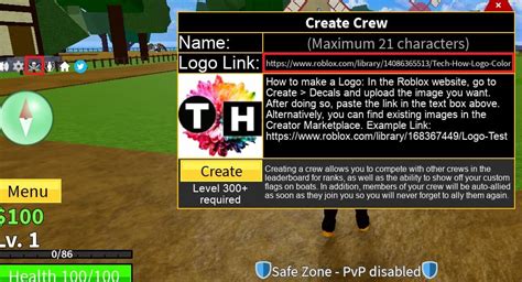 How To Create A Crew Logo In Blox Fruits Get Decal Link — Tech How