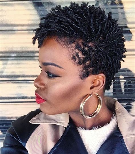 I big chopped almost three years ago and it has been an amazing journey stepping out of my comfort zone and reinventing myself fearlessly. By @glammzmore ・・・ Finger Coil-Out Fauxhawk | Coiling ...