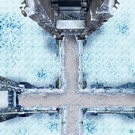 Frozen Fortress Battlemaps In 2020 Fortress Roleplaying Game