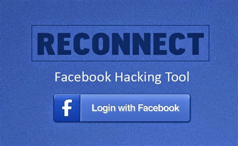 Hacking Facebook Account With Reconnect Tool