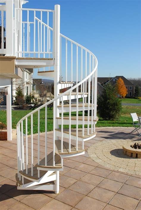 Outdoor Deck Spiral Staircase Kits
