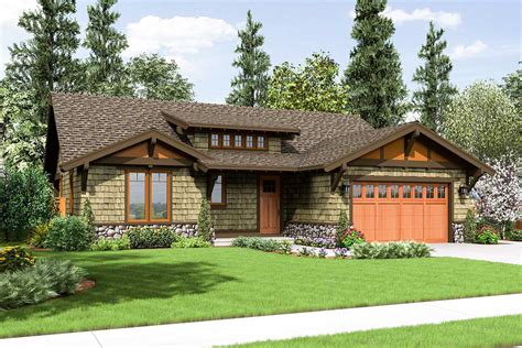 Rustic Craftsman Home Plan 69521am Architectural