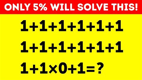 25 Math Riddles To Boost Your Brain Power Youtube