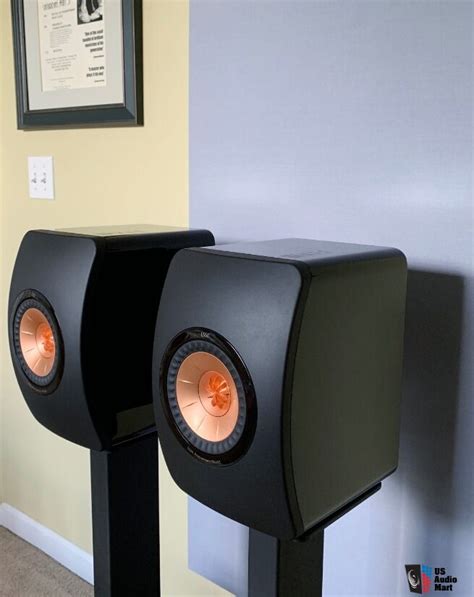 Kef Ls50 Speakers Gloss Black Rose Gold Driver Photo 2315937 Us