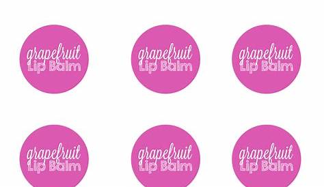 printable lip balm labels