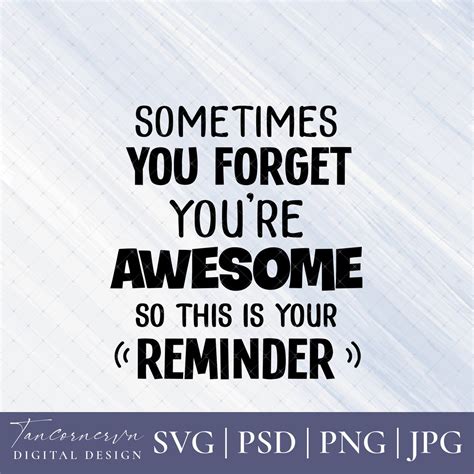 You Are Awesome Svg Pnd Psd  Digital Download Thank Etsy