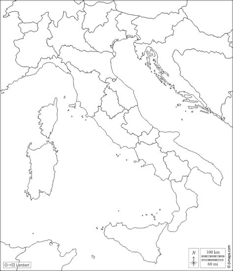 Italy Free Map Free Blank Map Free Outline Map Free Base Map