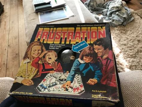 Vintage 1977 Frustration Board Game Peter Pan Playthings Ltd Complete £