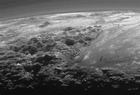 The Ice Mountains On Pluto Universe Galaxy Stars Planets Spaceporn