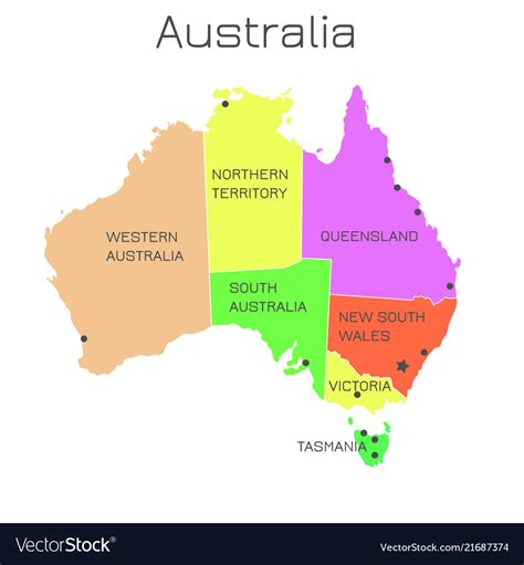 Australia Map With States : States and territories of Australia ...