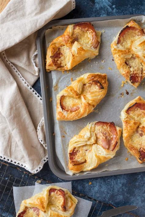 Cheese And Bacon Turnovers Recipe Greggs Copycat Effortless Foodie