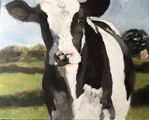 Cow Painting Cow Art Cow Print Fine Art From Original Etsy