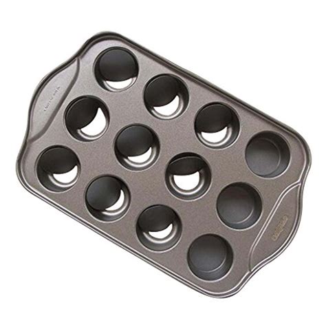 Tosnail 12 Cavity Mini Cheesecake Pan With 24 Pieces Removable Bottom