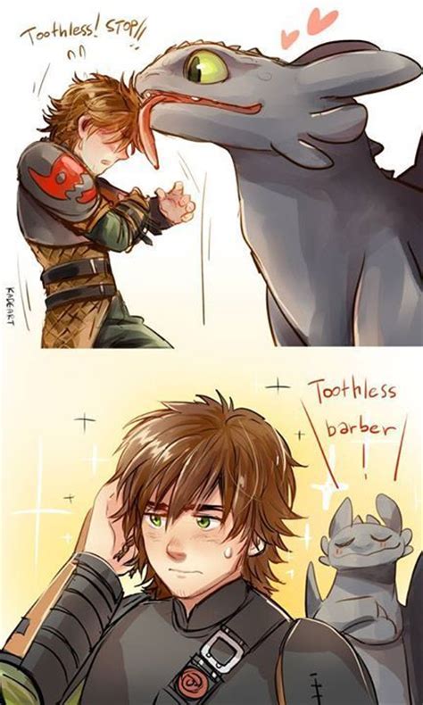 Anime Toothless And Hiccup How Train Your Dragon How To Train Dragon