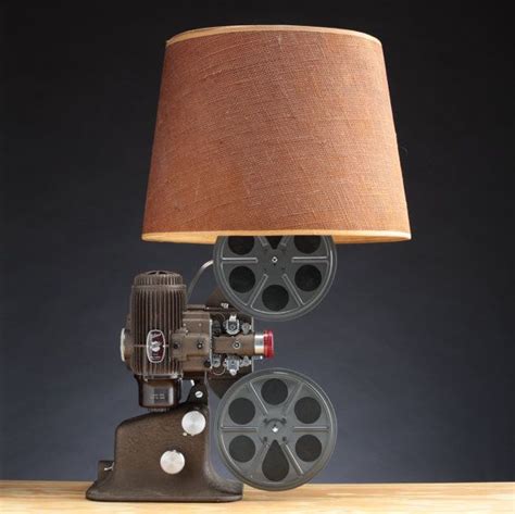 16mm Projector Lamp Upcycled Lighting Handmade Art Deco Etsy Lamp Upcycled Lighting Camera