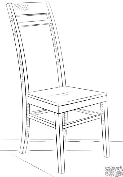 How To Draw A Chair Step By Step Drawing Tutorials 3d Drawing