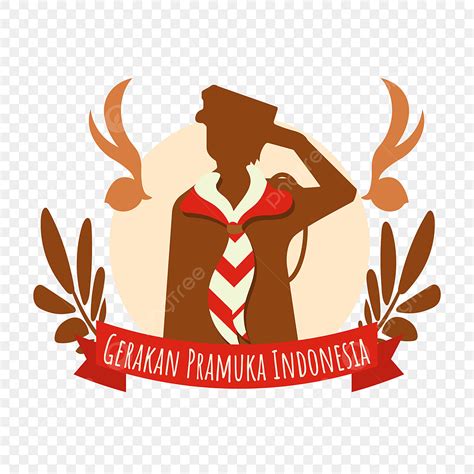 Scout Salute Clipart Transparent Background Gerakan Pramuka Indonesia