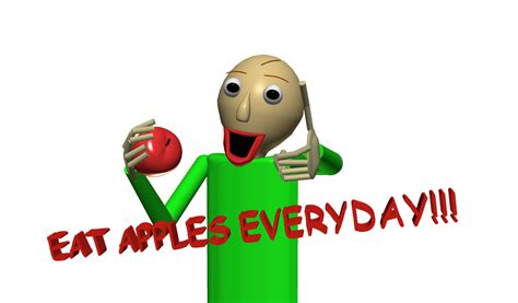 Eat Apples Everyday By Baldi777 On Deviantart