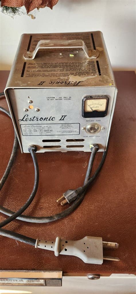 Lestronic Ii 36 Volt Club Cart Golf Cart Battery Charger Used Untested Ebay