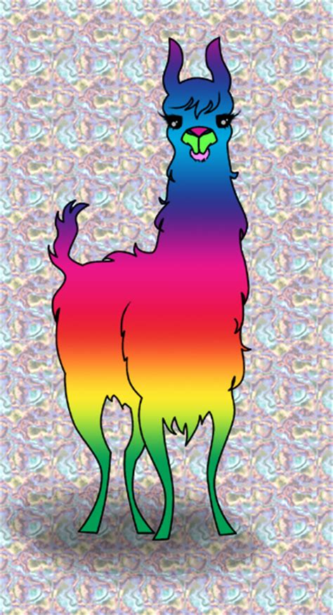 Rainbow Llama By Savedgame On Deviantart