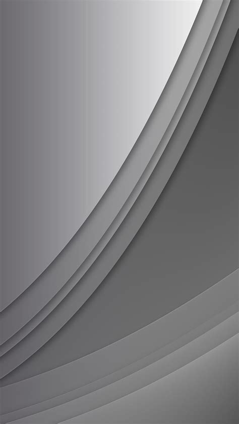 Gray Abstract Layers Material Hd Phone Wallpaper Peakpx
