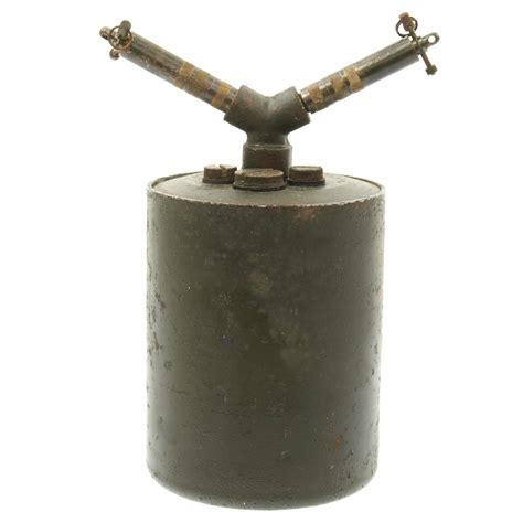 Original Wwii German 1938 Bouncing Betty S Mine With Shrapnel And Mock