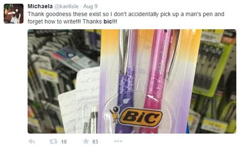 Bics Sexist Womens Day Advert But Stationery Company Defends It