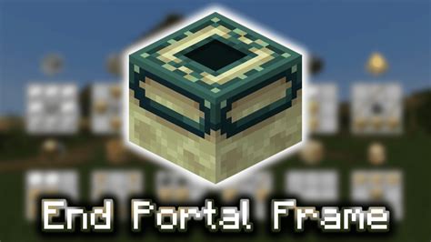 End Portal Frame Wiki Guide Minecraft Net