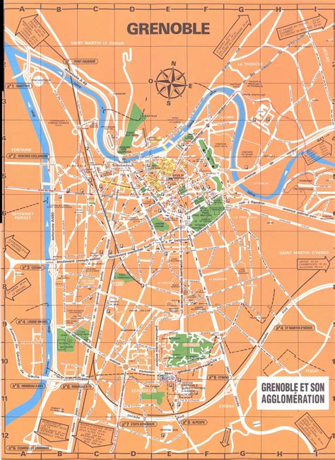 Grenoble Map ~ World Of Map
