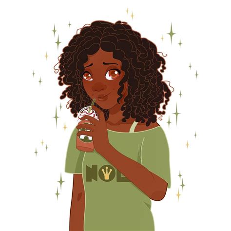 i need an entire tiana movie with her beautiful curly hair disney anime style tiana fanart