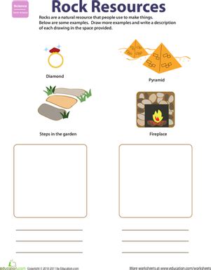 A collection of english esl environment worksheets for home learning, online practice, distance learning and english classes to teach about. Natural Resources: Rocks | Worksheet | Education.com