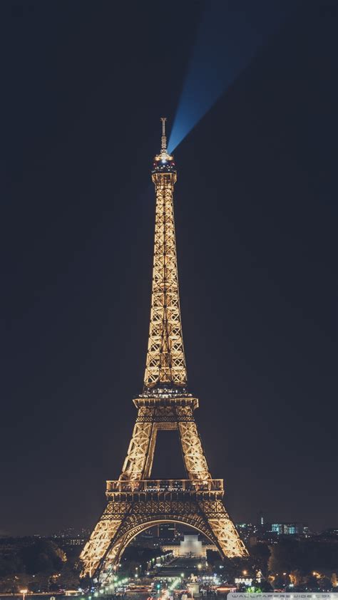 Wallpaper Images Eiffel Tower At Night Paris France Wallpaper 1080x1920